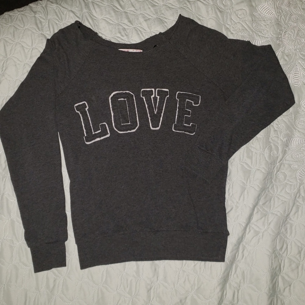 Gray "LOVE" Long sleeve